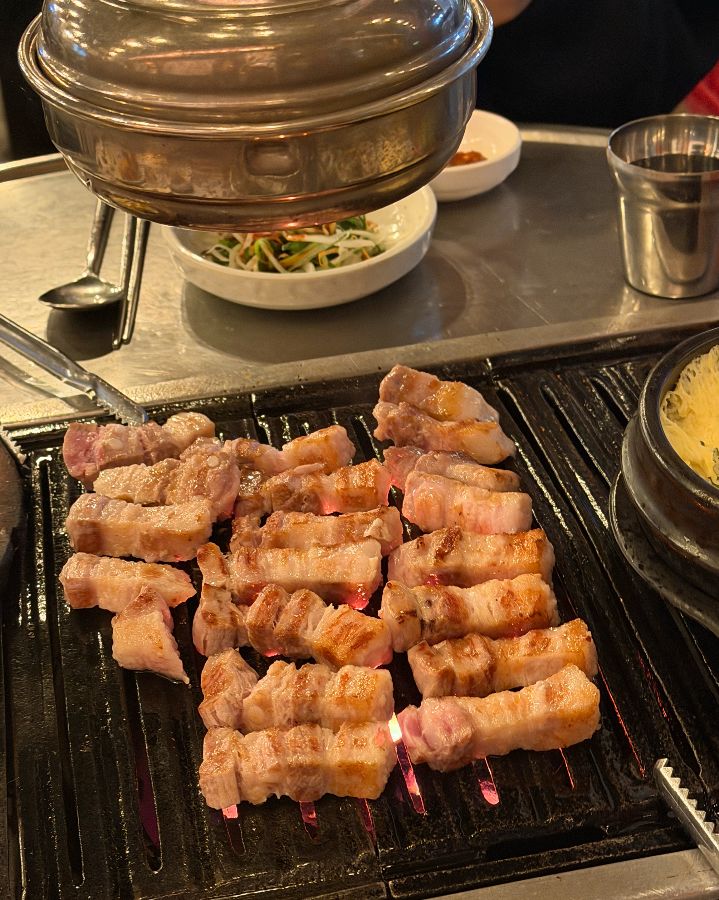 잘 익은 삼겹살