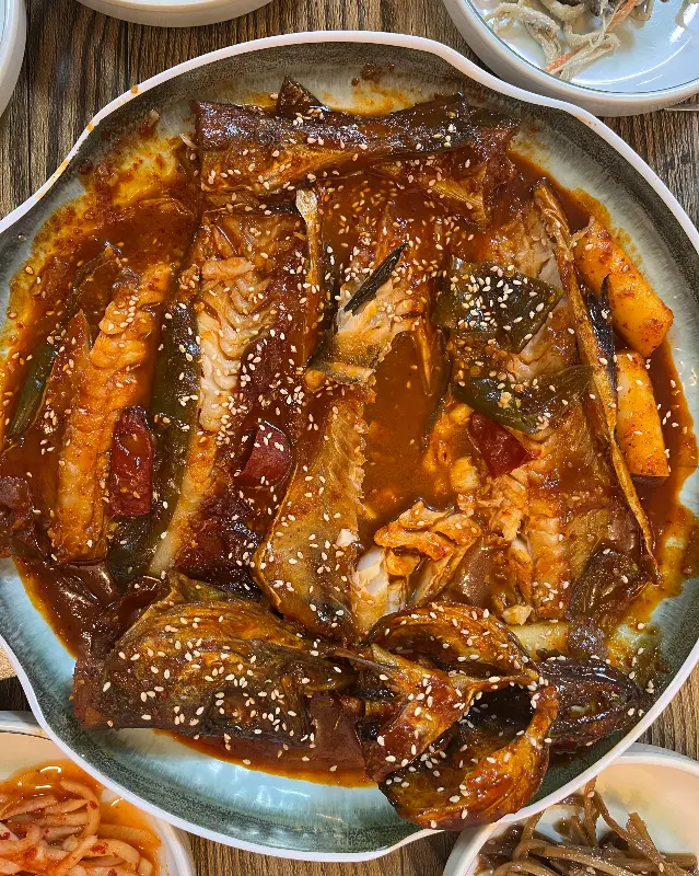 명태조림 클로즈업 사진