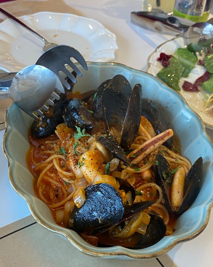 토마토 해산물 파스타