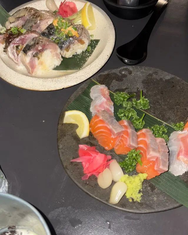 고등어 초밥과 숙성회