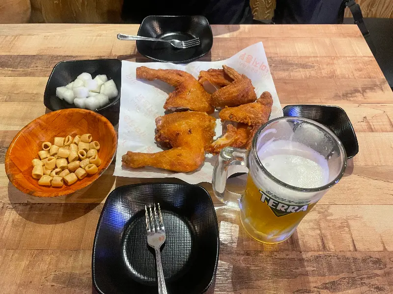 통닭과 맥주