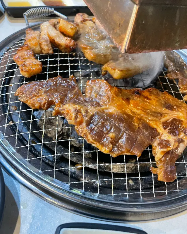 맛있게 익은 고기