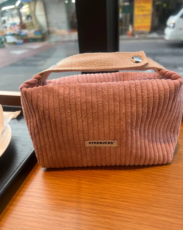 코듀로이 파우치