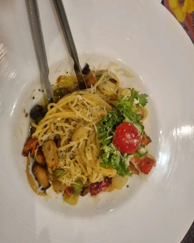 해산물 오일 파스타