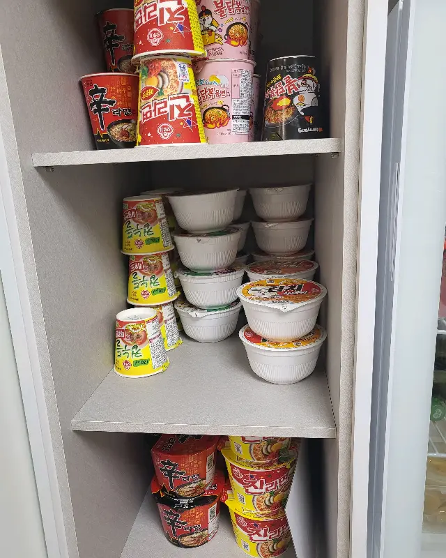 다양한 컵라면