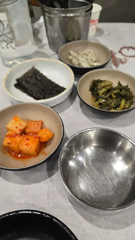 다당골의 정갈한 밑반찬