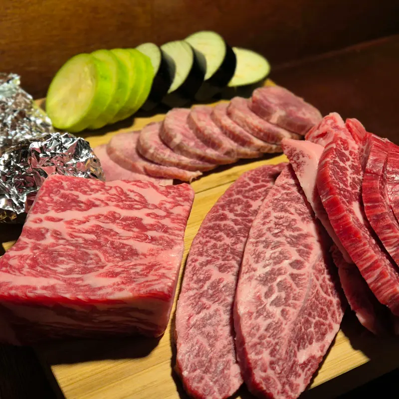 고기 모듬 한 상