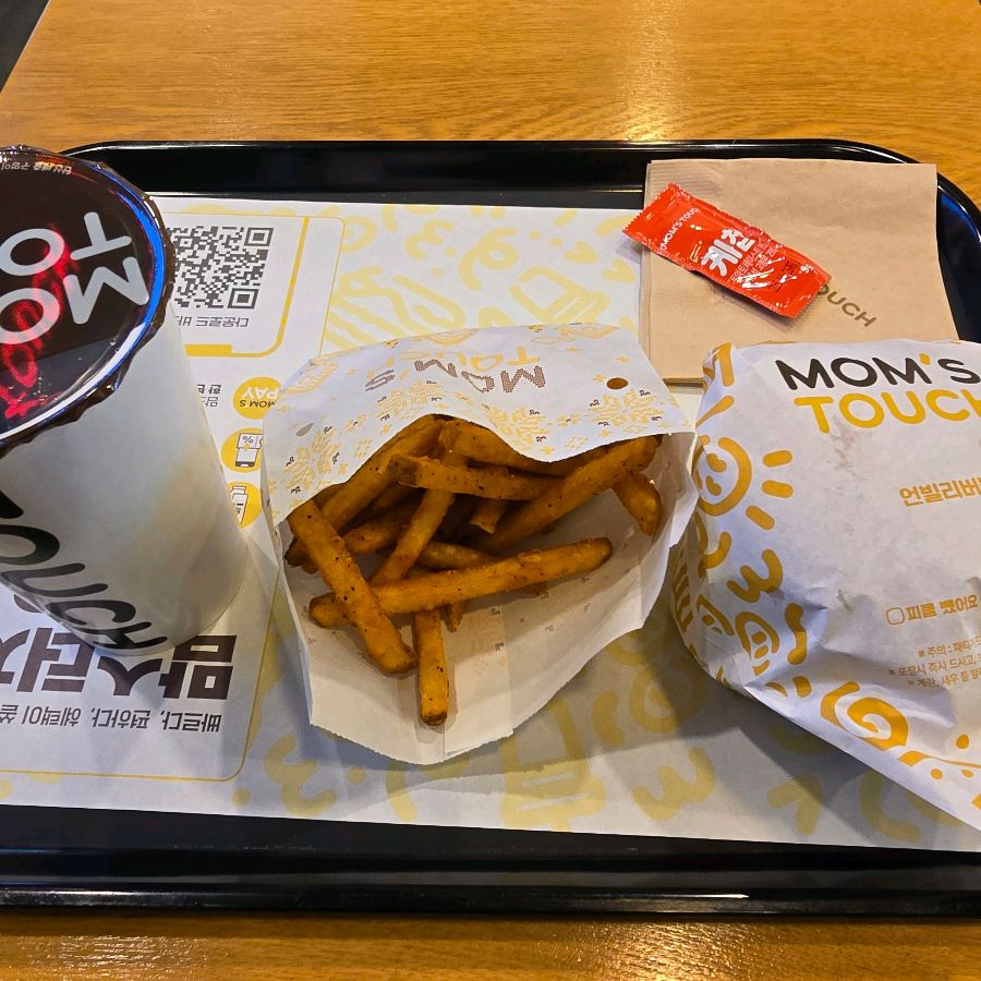 맘스터치 감자튀김