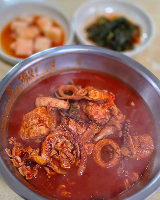 두부오징어 두루치기