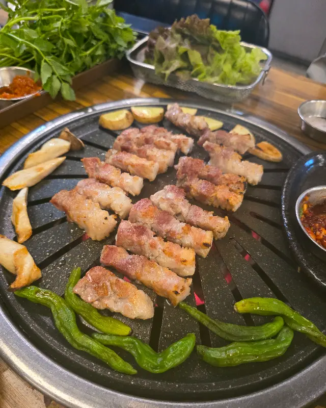 미나리 삼겹살