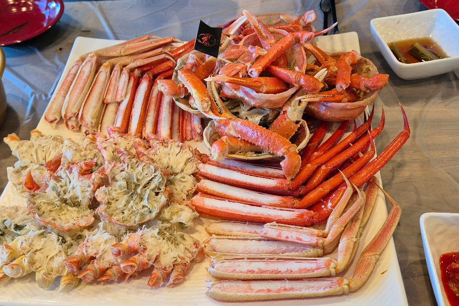 푸짐한 대게 한상차림