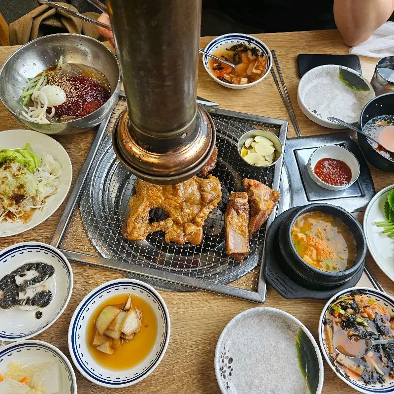 숯불 돼지갈비