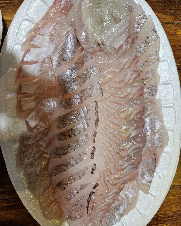 신선한 광어회