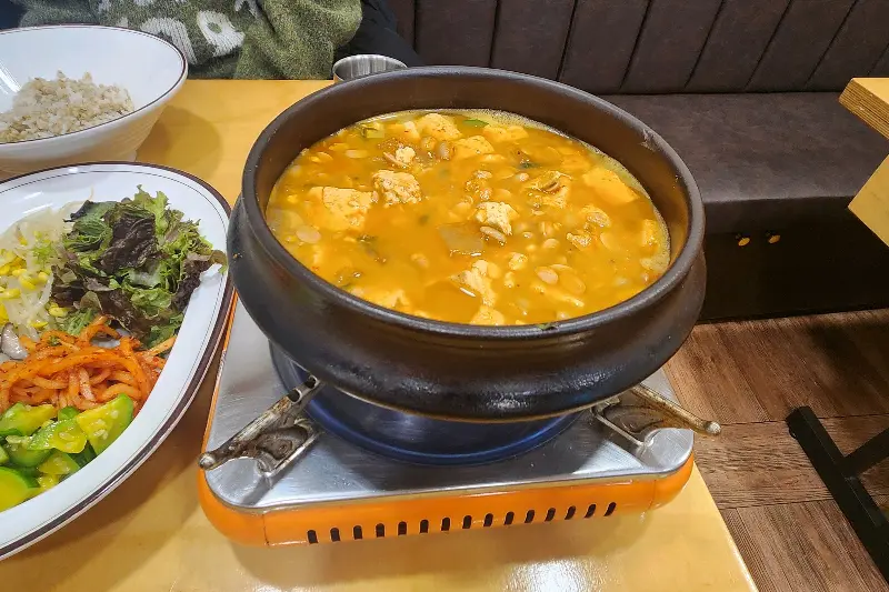 청국장과 보리밥