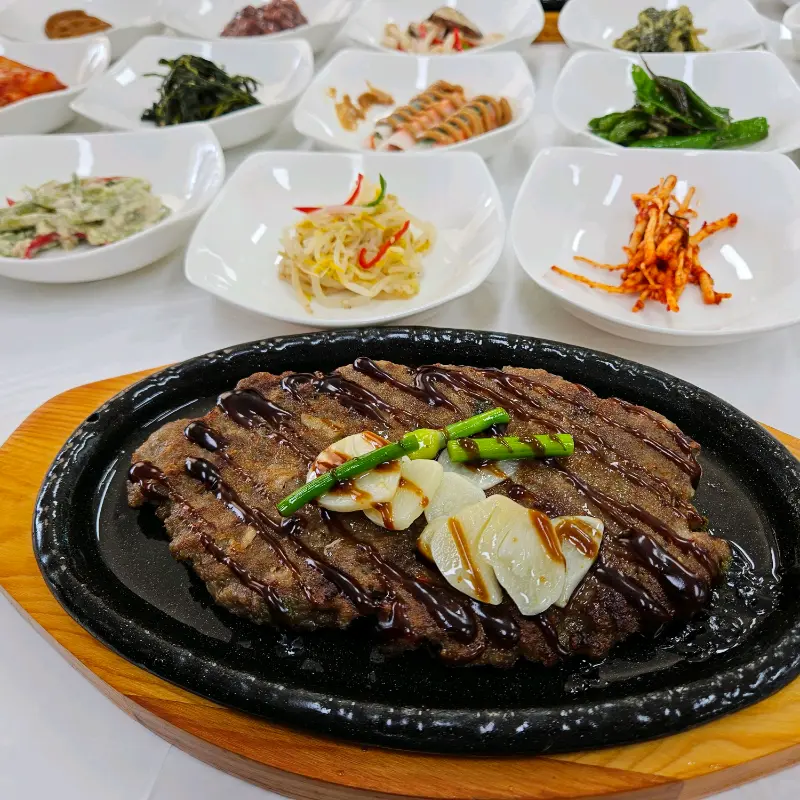 떡갈비 정식 메인 메뉴