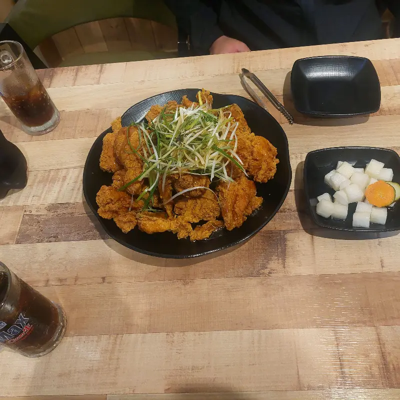 파닭치킨과 음료