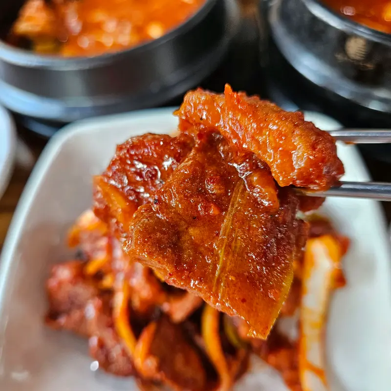 제육볶음 클로즈업
