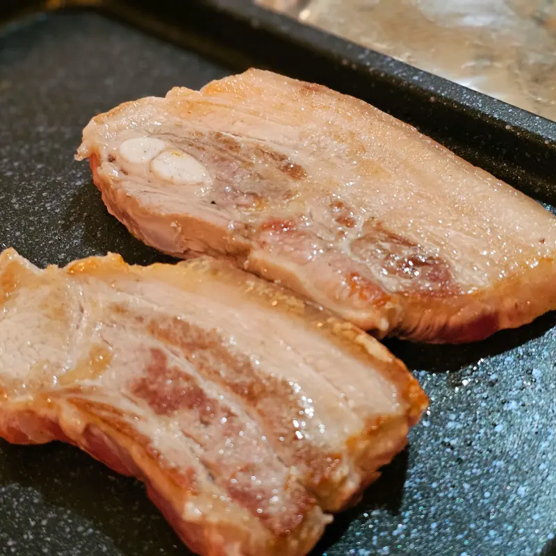 초벌구이되어 나오는 막창