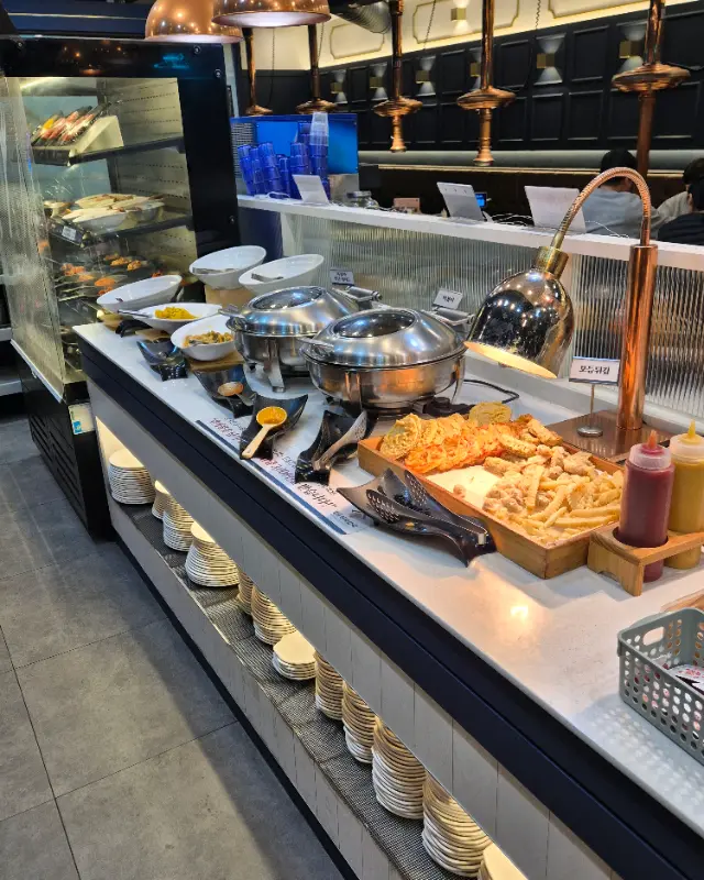 다양한 셀프바 메뉴