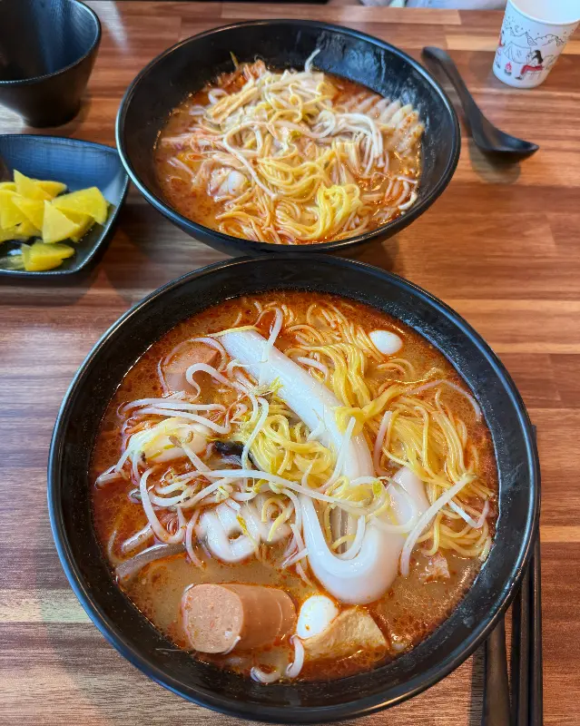 푸짐한 마라탕 한 상 차림