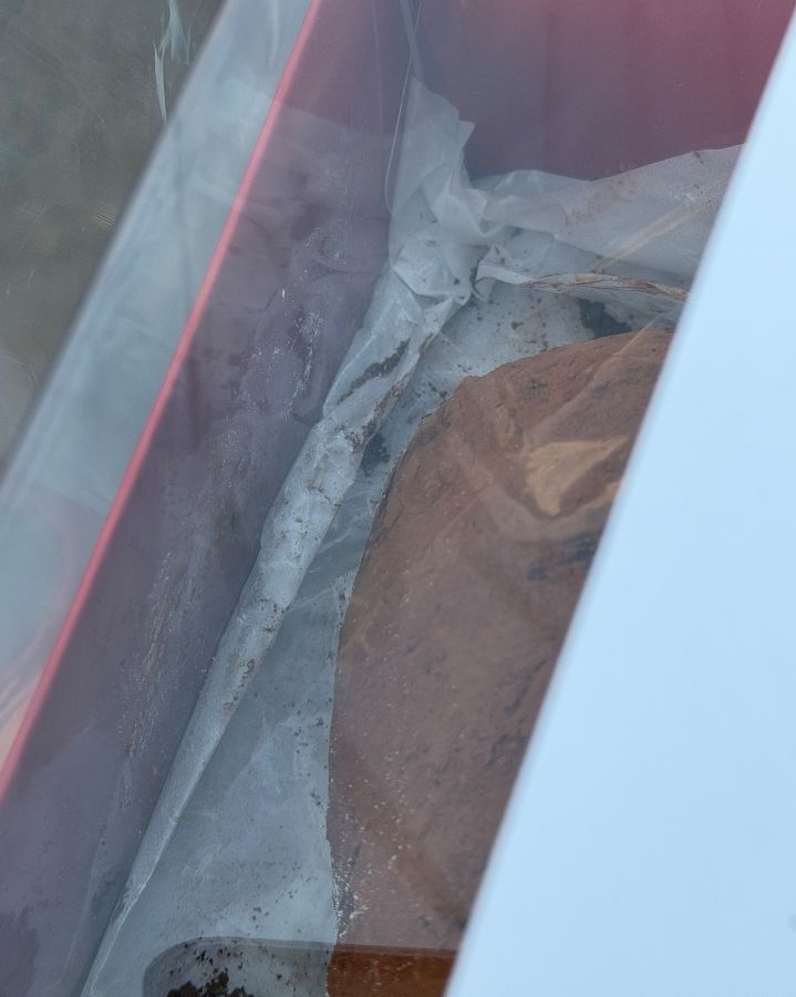 포장된 빵 근접샷