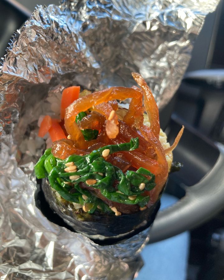 포장된 우엉김밥