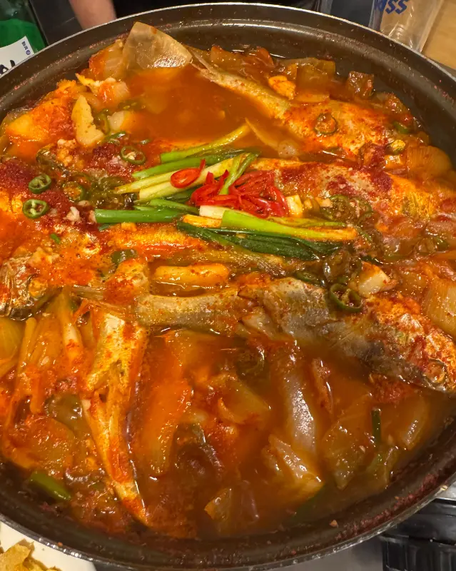 푸짐한 조기짜박이