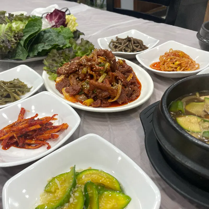 다양한 쌈 종류