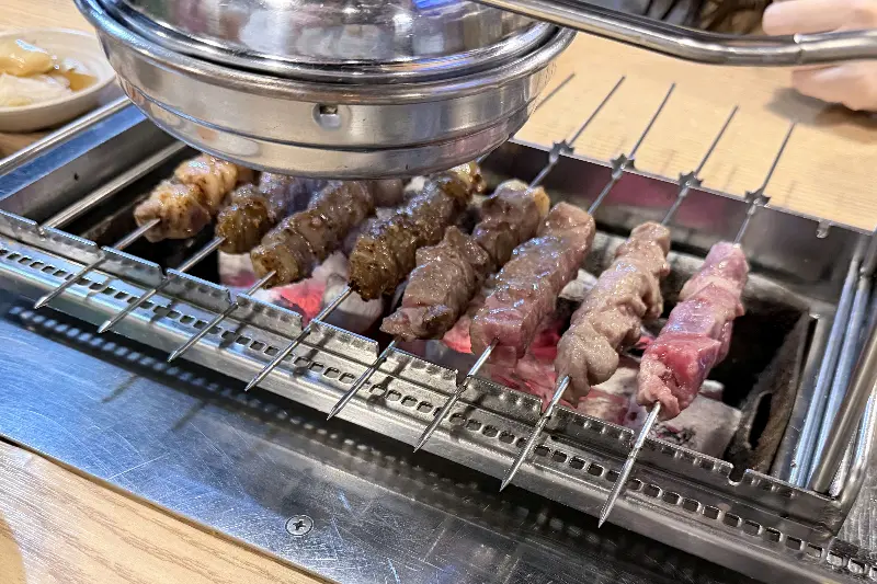 호우양꼬치 메뉴판