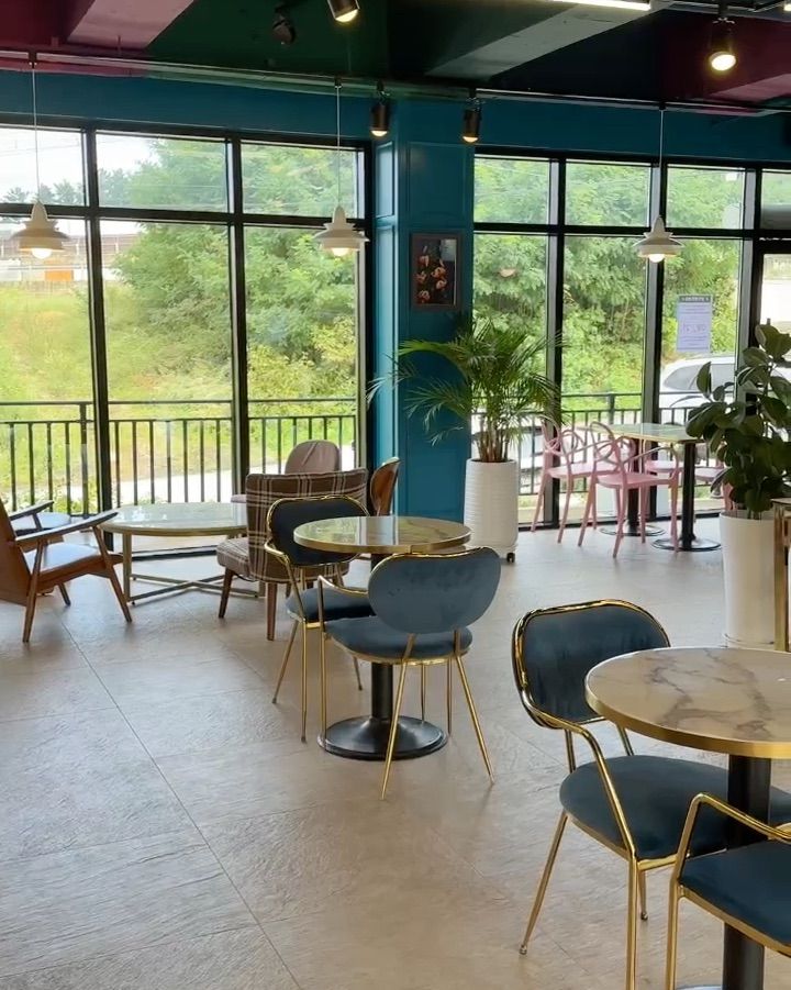 통창으로 보이는 연호정 뷰