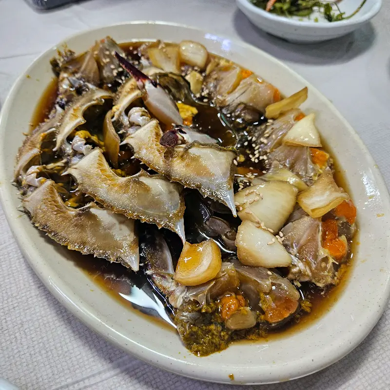 간장게장 클로즈업