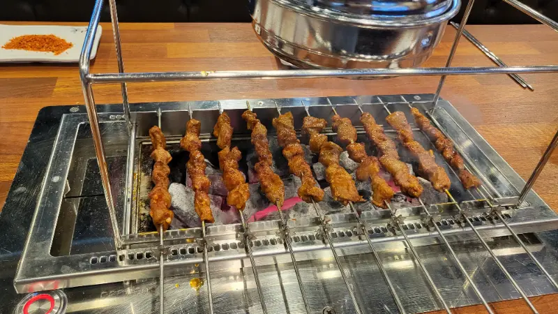 양념이 잘 배어있는 양꼬치