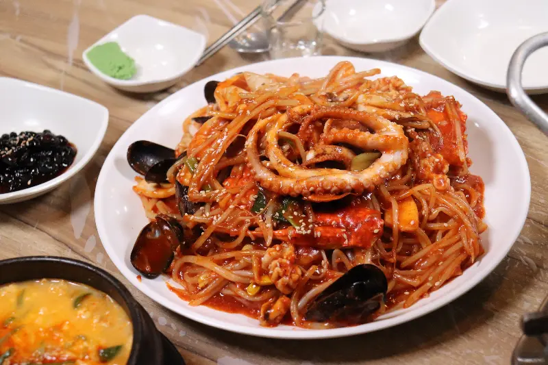 해물찜의 클로즈업 샷