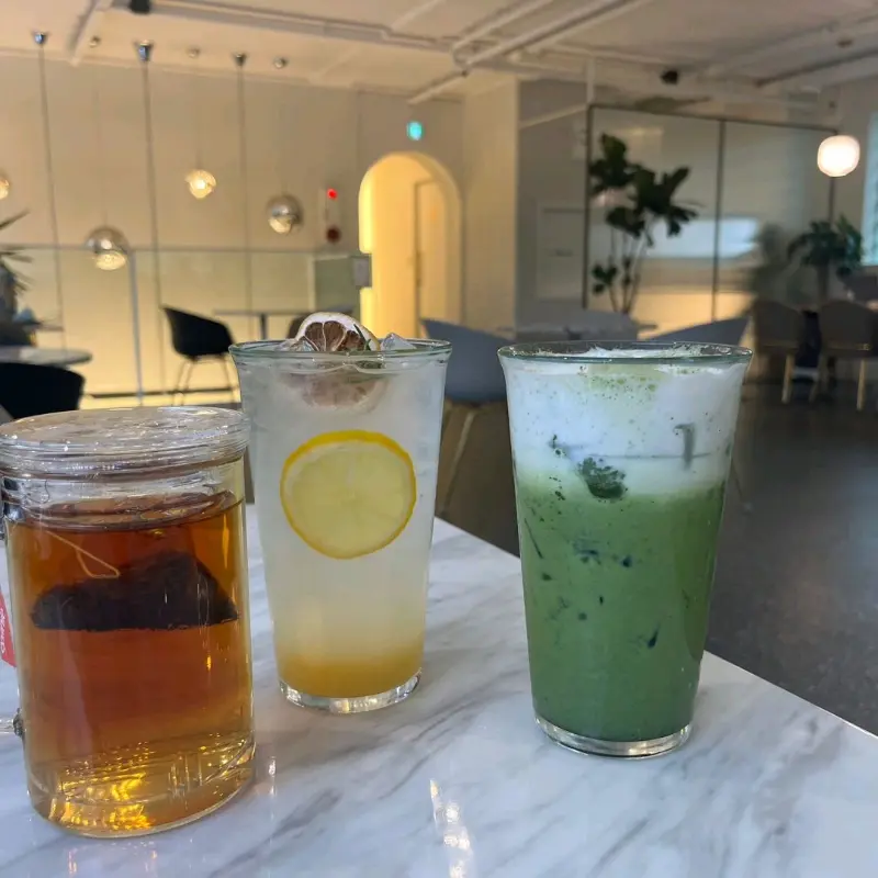 다양한 음료 메뉴