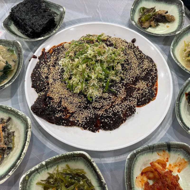 가오리찜 한 상 차림