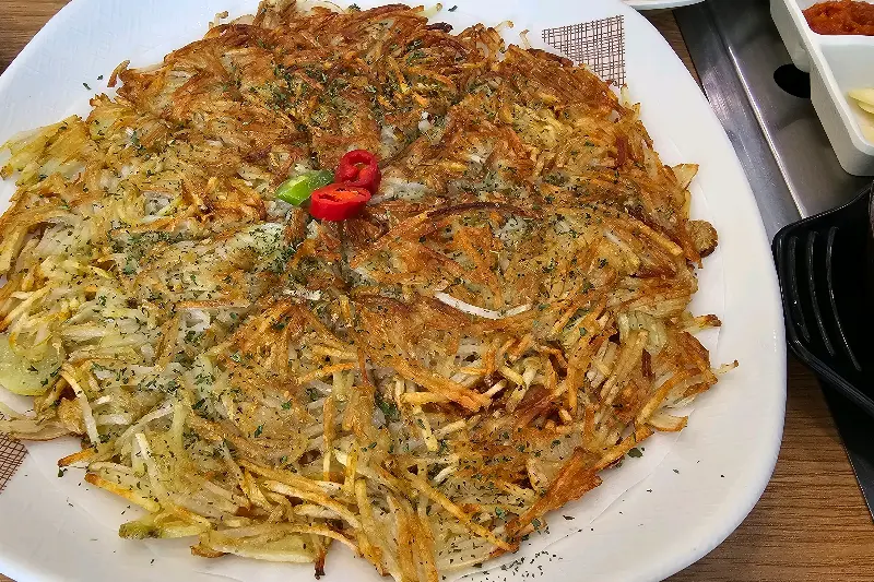 겉바속촉 감자전