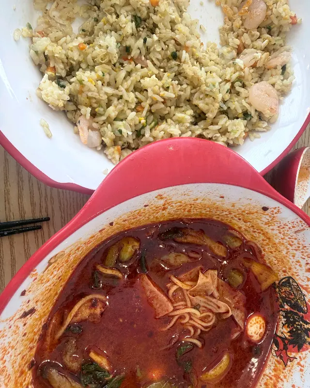 마라탕과 볶음밥