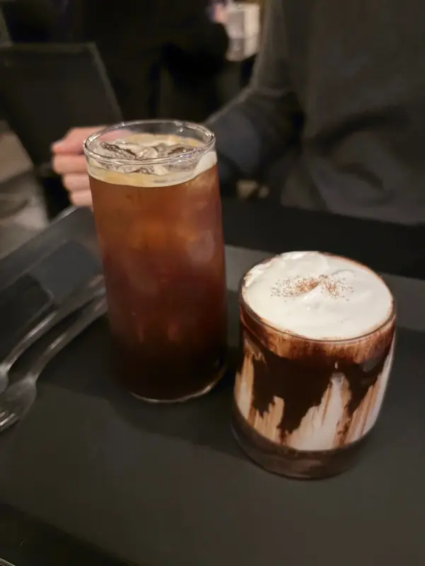 다양한 음료 메뉴