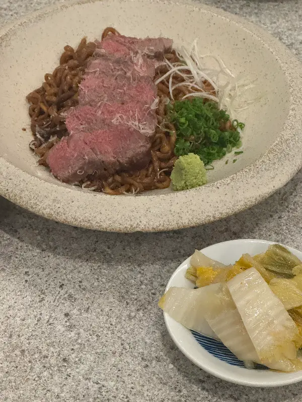 트러플 한우 채끝 짜파게티