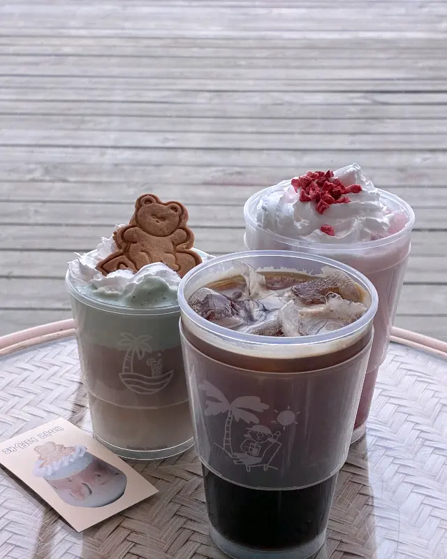 다양한 음료 메뉴