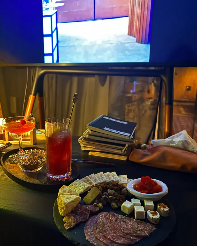 레드 레이디 칵테일과 기본 안주