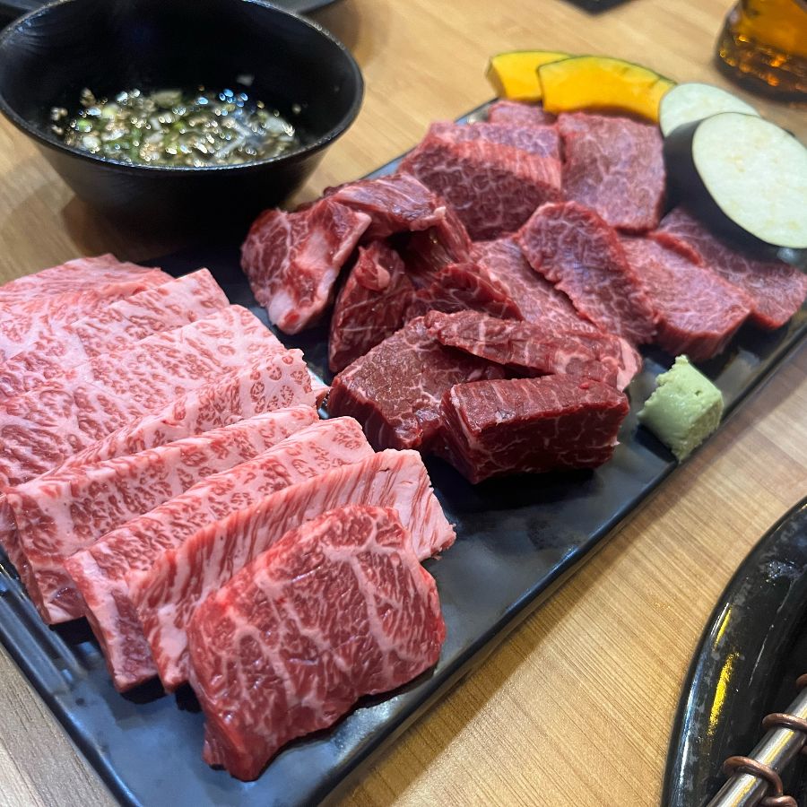 환상적인 마블링의 한우