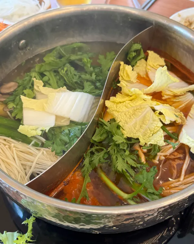 신선한 채소 코너