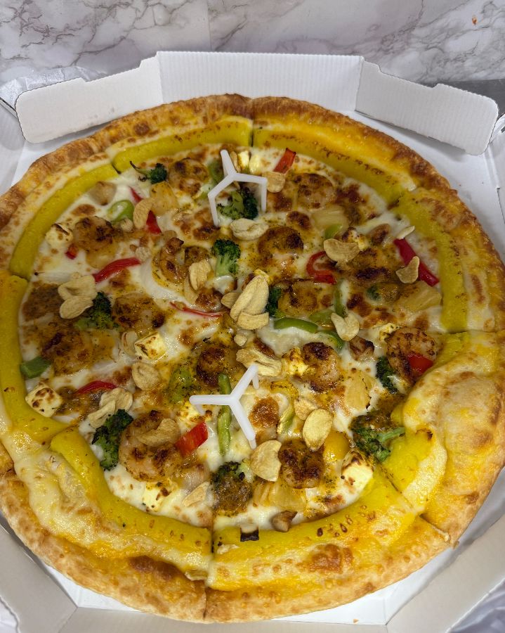 피자 한판 전체샷