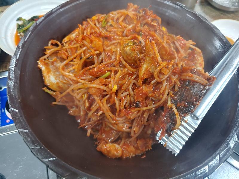 고등어조림 클로즈업