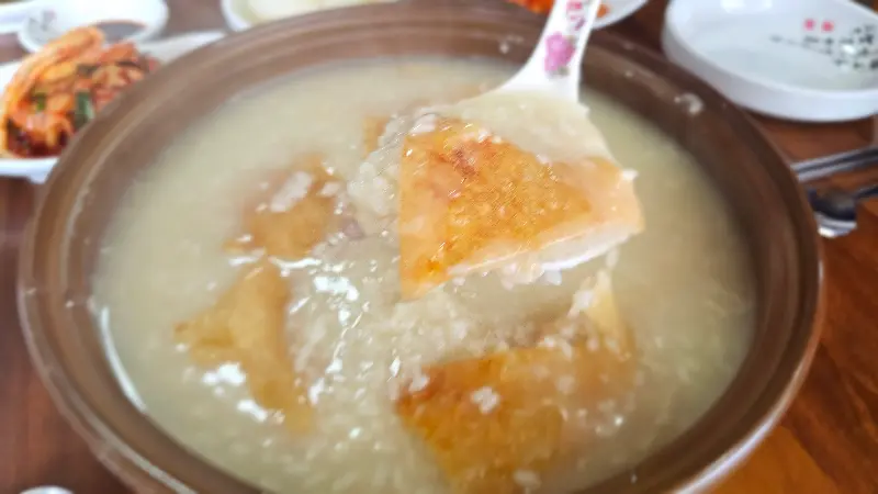 누룽지의 쫀득함이 사진에서도 느껴진다