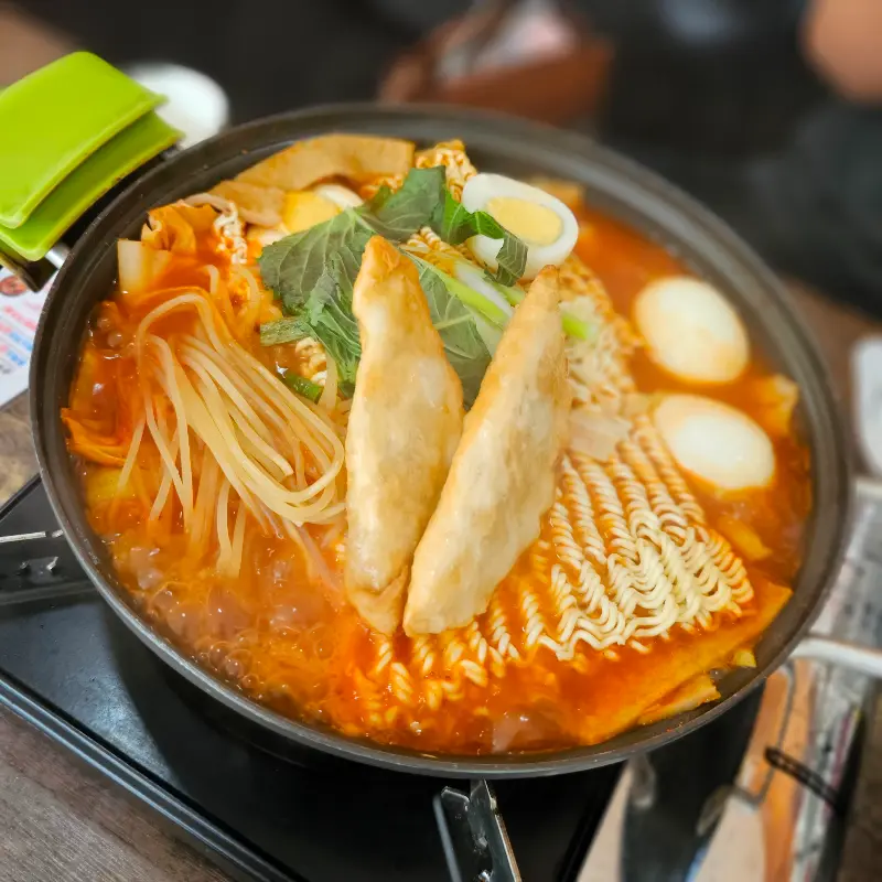 즉석 떡볶이의 푸짐한 비주얼