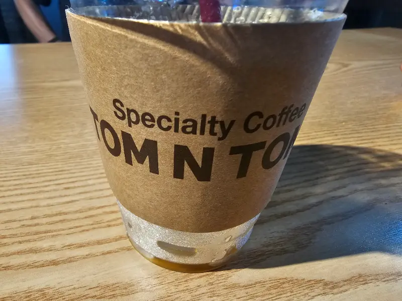 탐앤탐스 컵 홀더