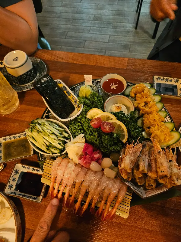 해산물 한상차림