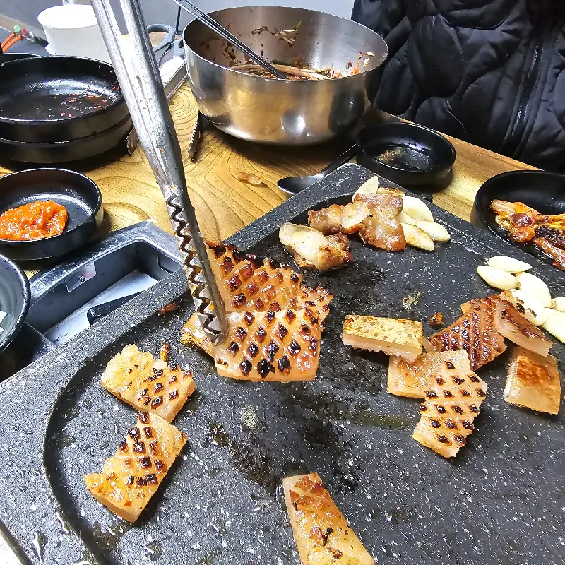 쫀득한 돼지껍데기